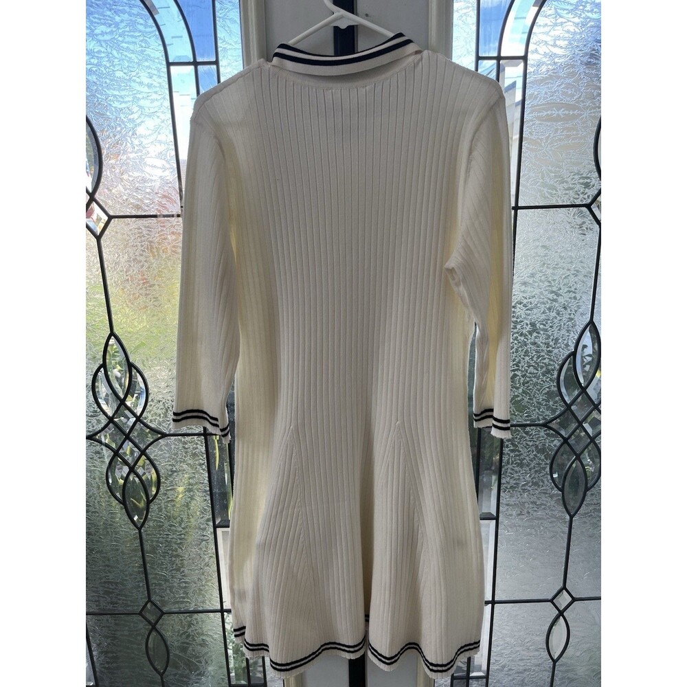 Lucky Brand Women's Knee Length Sporty Shirt  Dress Ivory/ White Size  XL - Picture 3 of 5